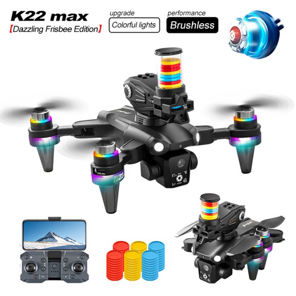 Brushless Drone With Dual Camera 1080P Fpv Obstacle Avoidance 15 Mins Flight 328Ft Range 2.4G Rc Quadcopter For Adults