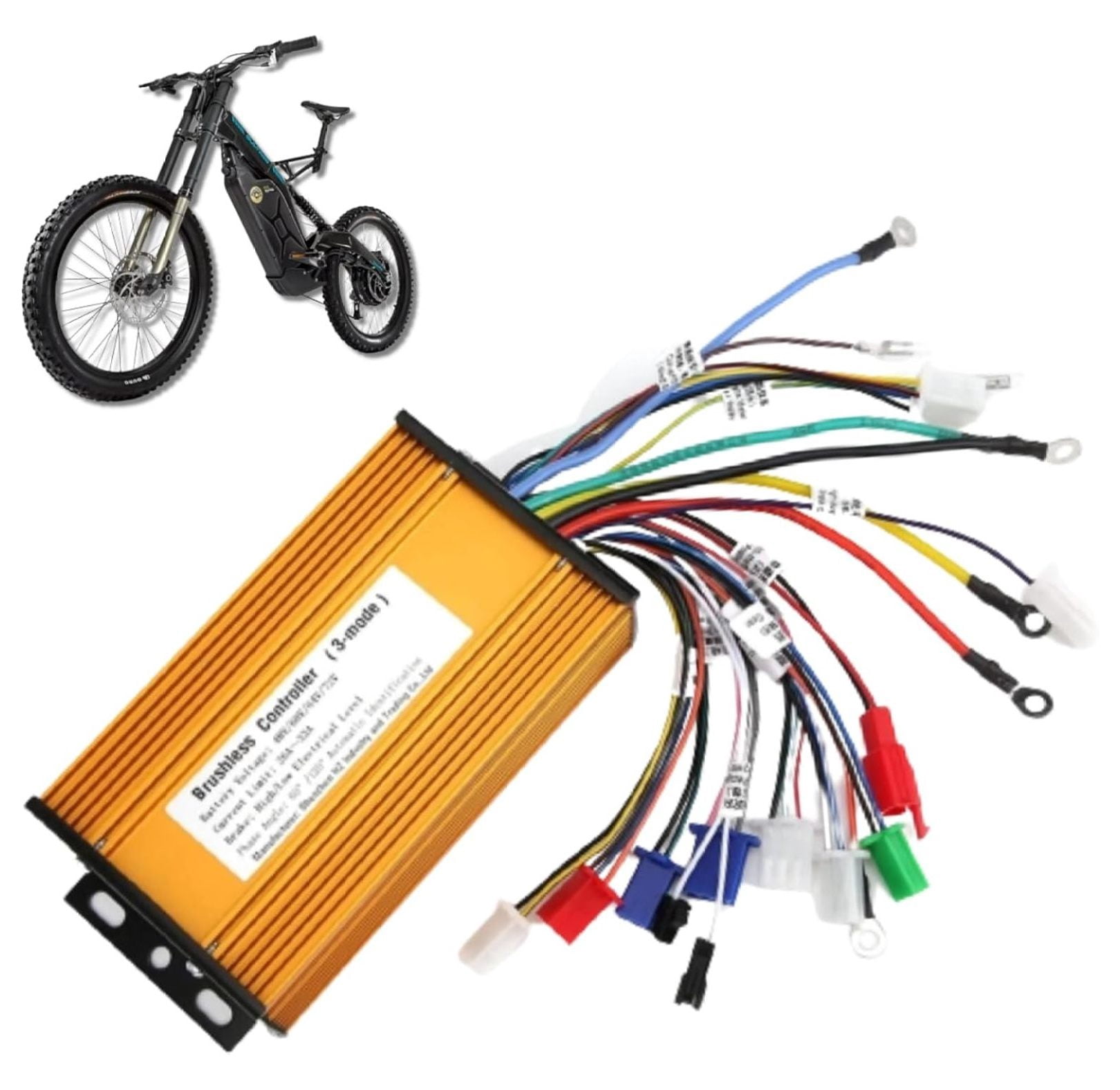 Brushless Motor Controller, 48V 60V 64V 72V Universal Motor Controller