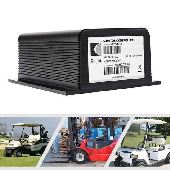 Brushless Motor Controller for DC Separately Excited Motor, 600A Current, Aluminum Construction for Sightseeing Vehicles
