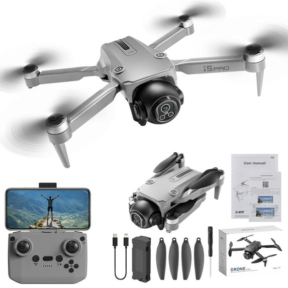 Brushless Motor Drone with 1080P FPV Camera, Headless Mode, Follow Me, Altitude Hold, Obstacle Avoidance, RC Quadcopter for Adults Kids