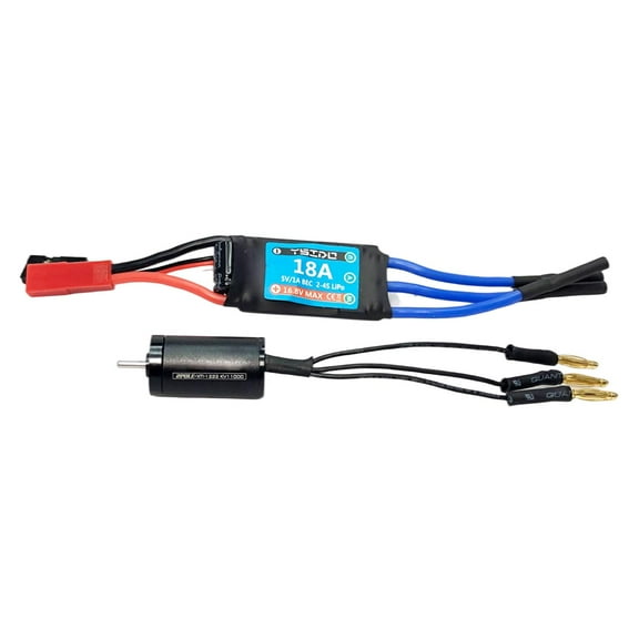 Brushless Motor ESC 1222 11000Kv 18A Precision Waterproof Accessories for Upgrading Conversion for