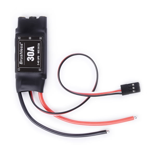 Brushless Motor ESC Speed Controller for RC Plane Helicopter Aircraft, 30A 2-4S