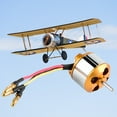 thumbnail image 1 of Brushless Motor RC, 2kg Thrust Brushless Motor  For RC Fixed Wing Airplane Model, 1 of 7