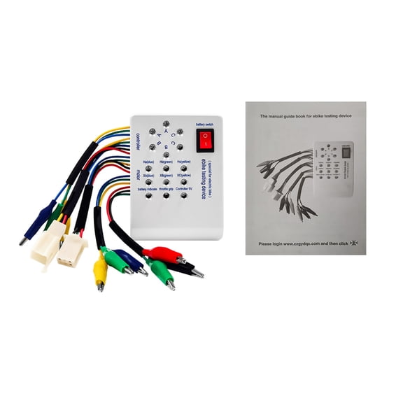 Brushless Motor Tester with Indicator, Quick Battery Powered Spared Device Controller for Teste Motor Coil Parts