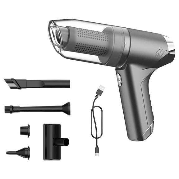 Brushless Motor Vacuum Cleaners For Car 4000mAh Long Battery Powerful 12000Pa Convenient USB C Charging Cleaners