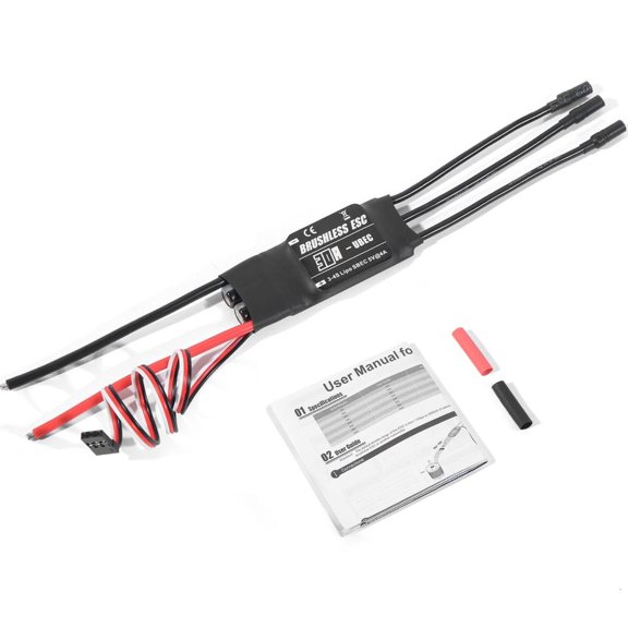 Brushless Plastic Speed Controller Electronic Speed Controller Simple to Operate for Helicopter & Aircraft