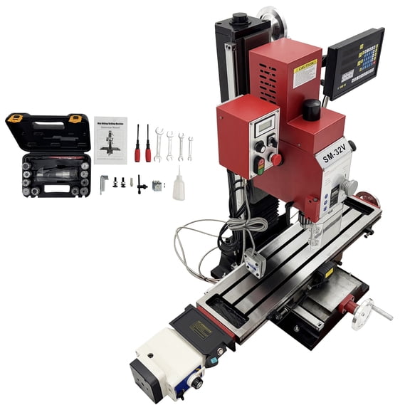 Brushless Precision Integrated Horizontal Milling Drilling Lathe Machine Spindle Taper R8 110V