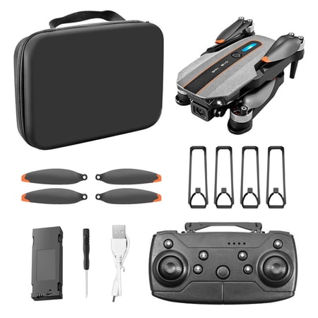 Brushless RC Drone w/ 4K HD Dual Camera WiFi FPV Foldable Quadcopter +3 Battery