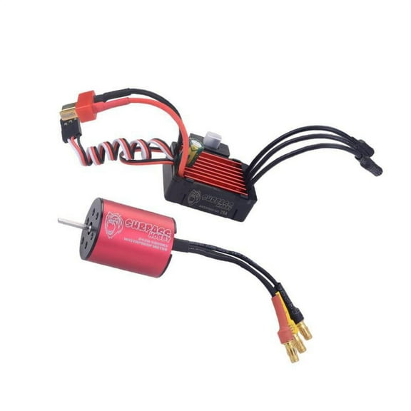 Brushless Waterproof 5800kV & 25A ESC For 1/18,1/16 Scale RC Car