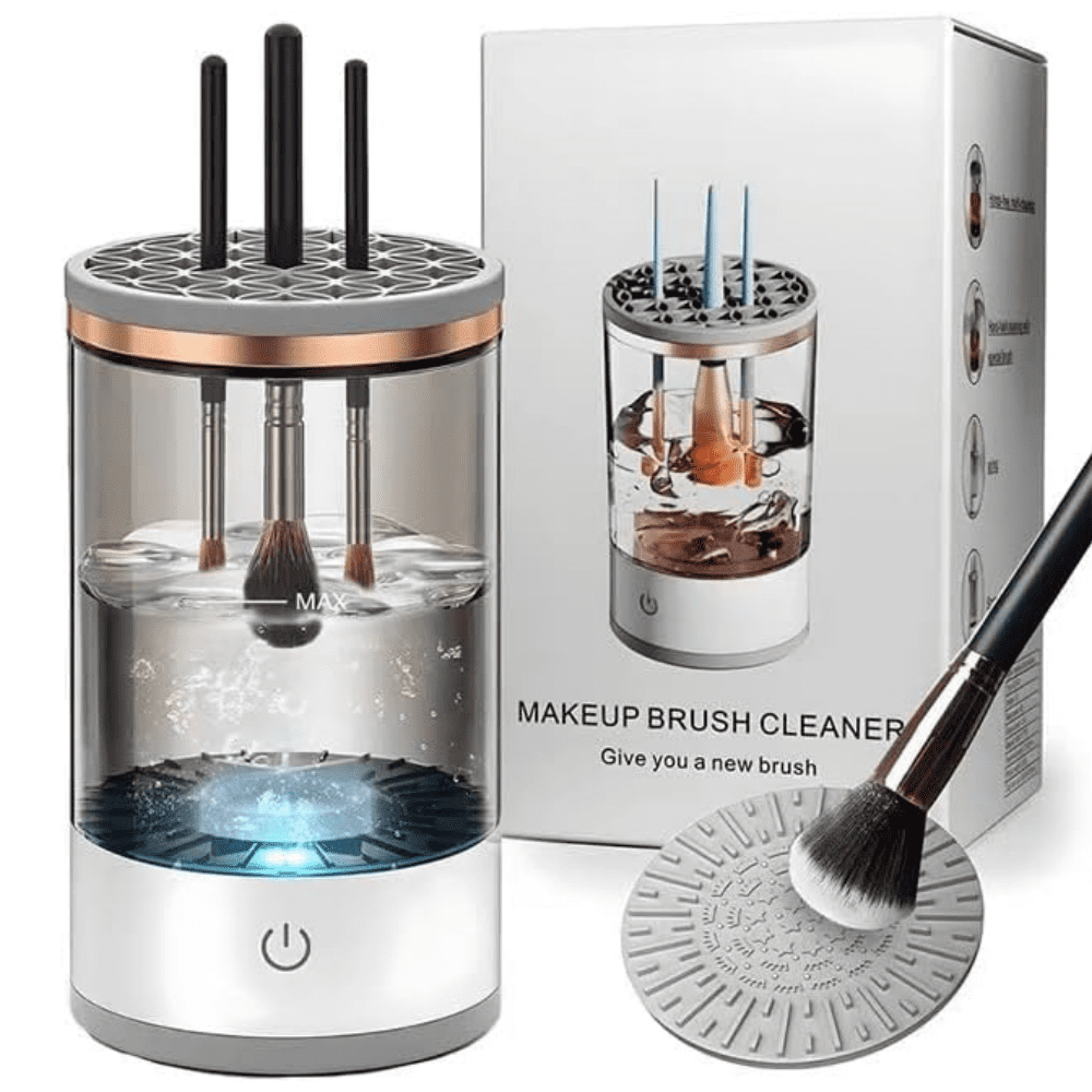 Brushly Pro Cosmetic Brush Cleaner, Brushy Makeup Brush Cleaner