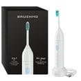 thumbnail image 1 of Brushmo e-Series Sonic Electric Toothbrush, Rechargeable Toothbrush with 3 Modes, 2-Min Timer, 30-Day Battery, Charging Base, White, 1 of 8