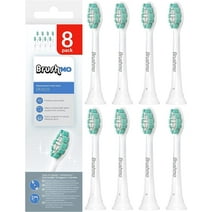 Brushmo Replacement Toothbrush Heads Compatible with Philips Sonicare Electric Toothbrush, 8 pack