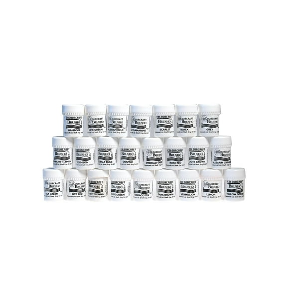 Brusho Colors white, 15 g (0.53 oz.), jar (pack of 3)