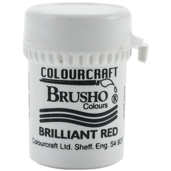 Brusho Crystal Colour 15g-Brilliant Red