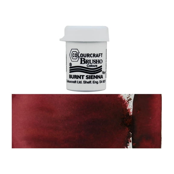 Brusho Crystal Colour 15g-Burnt Sienna