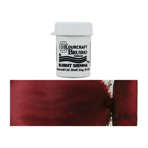 Brusho Crystal Colour 15g-Burnt Sienna