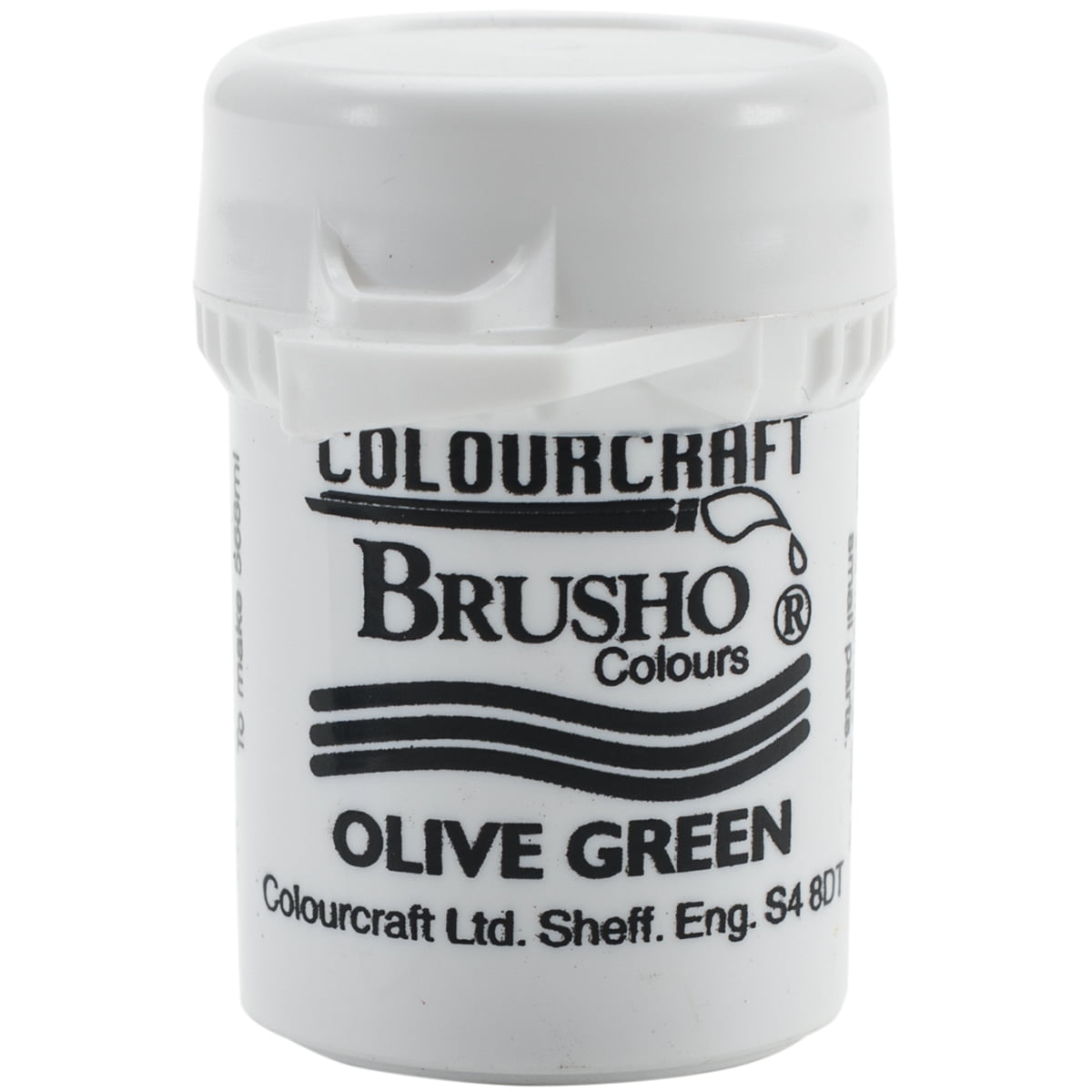 Brusho Crystal Colour 15g-Olive Green