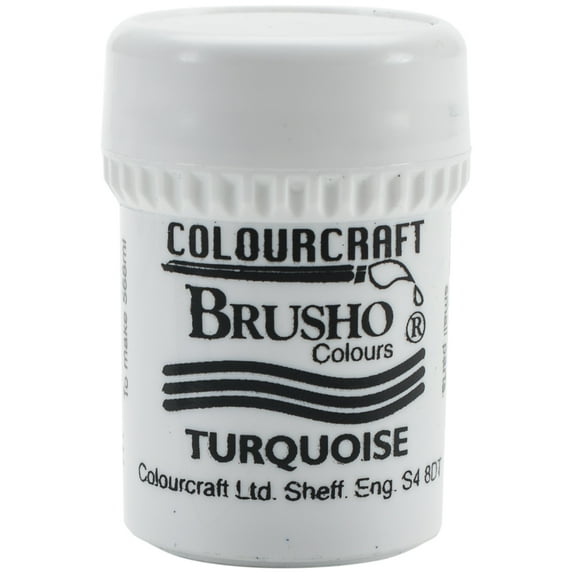 Brusho Crystal Colour 15g-Turquoise