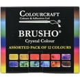 thumbnail image 1 of Brusho Crystal Colours Set 12/Pkg-Assorted Colors, 1 of 2