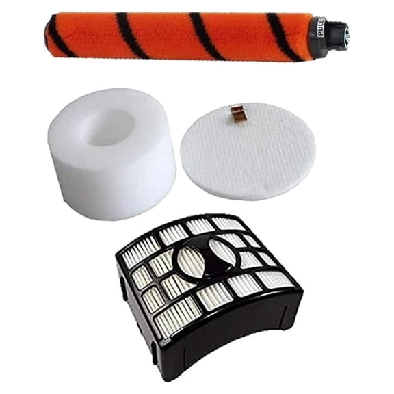 Brushroll Filter Kit for Shark DuoClean NV770 NV771 Vacuum - Replacement Parts XFF600 XHF600 1407FC771 - Vacuum Brush Roller & Filter Set