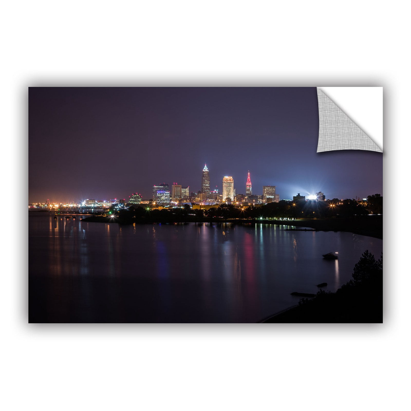 Brushstone Cleveland Skyline 12 Wall Decal
