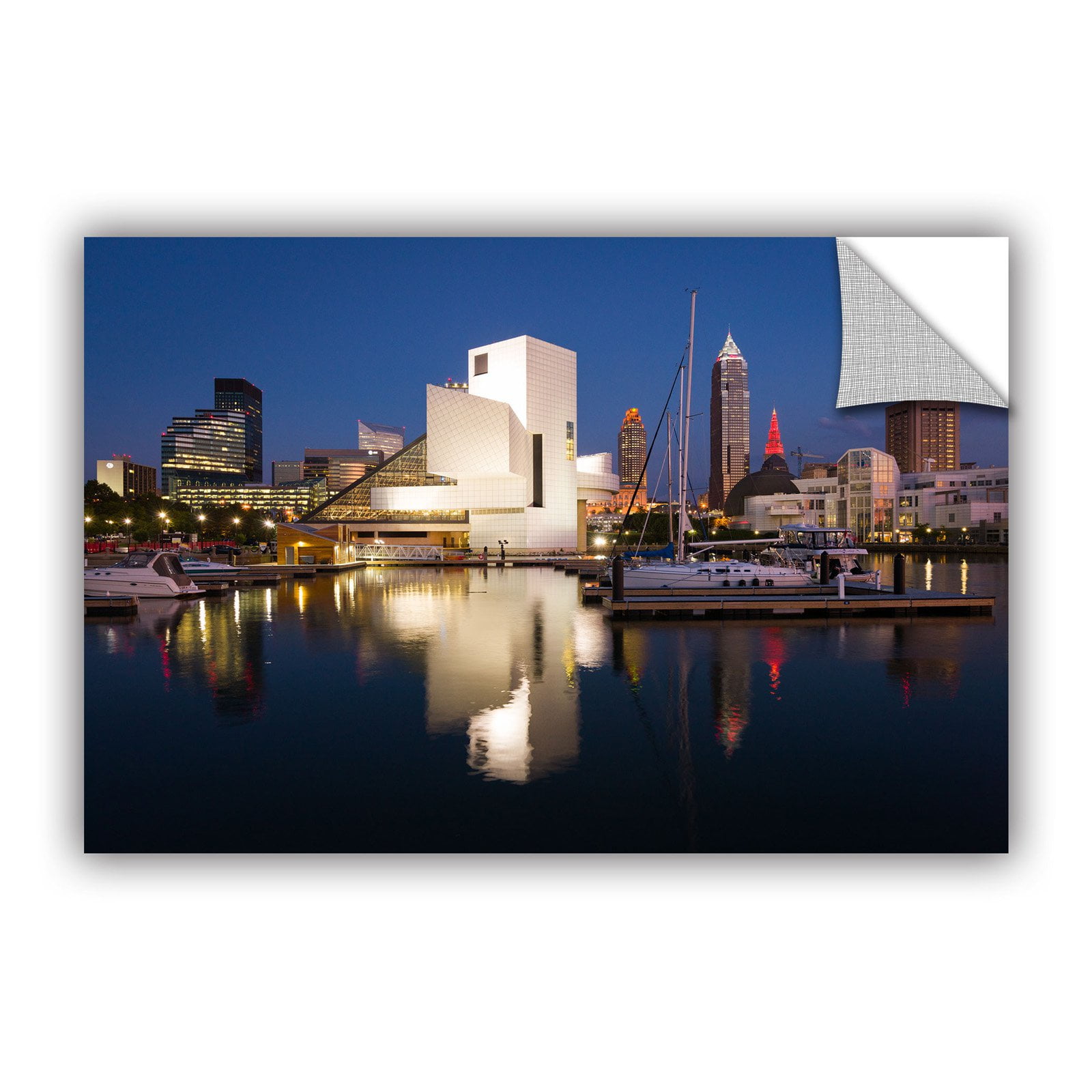 Brushstone Cleveland Skyline 3 Wall Decal