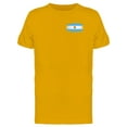 thumbnail image 1 of Brushstroke Argentina Flag T-Shirt Men -Image by Shutterstock, Male Medium, 1 of 2