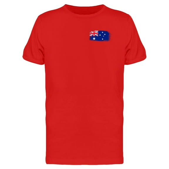 Brushstroke Australia Flag T-Shirt Men -Image by Shutterstock, Male Large