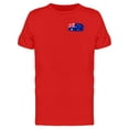 thumbnail image 1 of Brushstroke Australia Flag T-Shirt Men -Image by Shutterstock, Male x-Large, 1 of 2