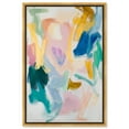 thumbnail image 1 of Brushstroke Bliss Canvas Modern Color Abstract by Art Remedy, Gold Frame, 36" x 54", 1 of 7