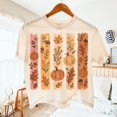 thumbnail image 1 of Brushstroke Boho Floral Fall Shirt, Retro Fall Shirt, Autumn Vibes Shirt, Pumpkin Season Shirt, Fall Wildflowers Shirt, Cozy Season Shirt, 1 of 5