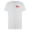 thumbnail image 1 of Brushstroke Chile Flag Tee Men's -Image by Shutterstock, 1 of 2