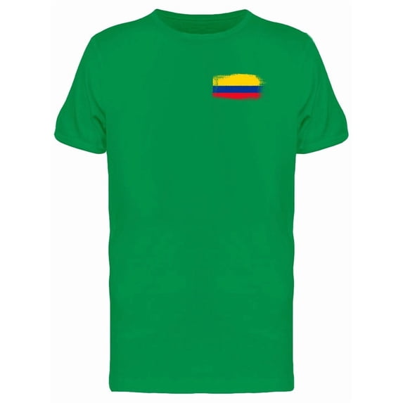 Brushstroke Colombia Flag Tee Men's -Image by Shutterstock