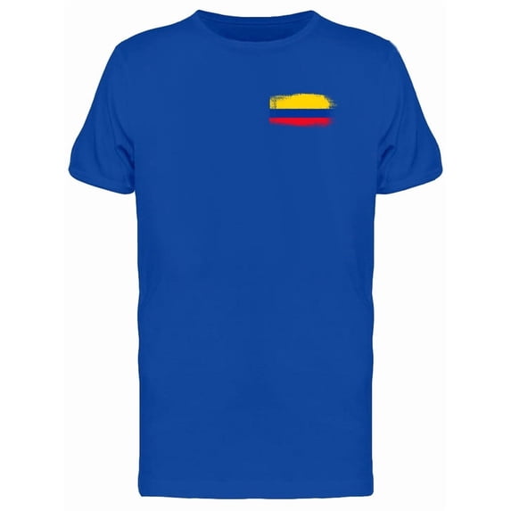 Brushstroke Colombia Flag Tee Men's -Image by Shutterstock
