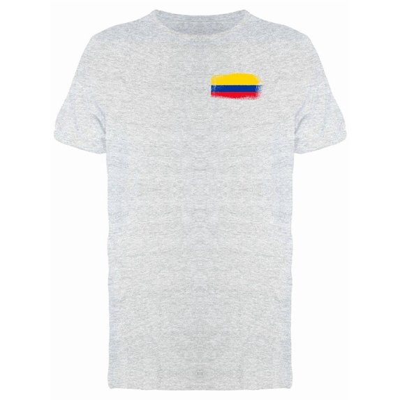 Brushstroke Colombia Flag Tee Men's -Image by Shutterstock