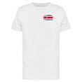 thumbnail image 1 of Brushstroke Costa Rica Flag T-Shirt Men -Image by Shutterstock, Male 3X-Large, 1 of 2