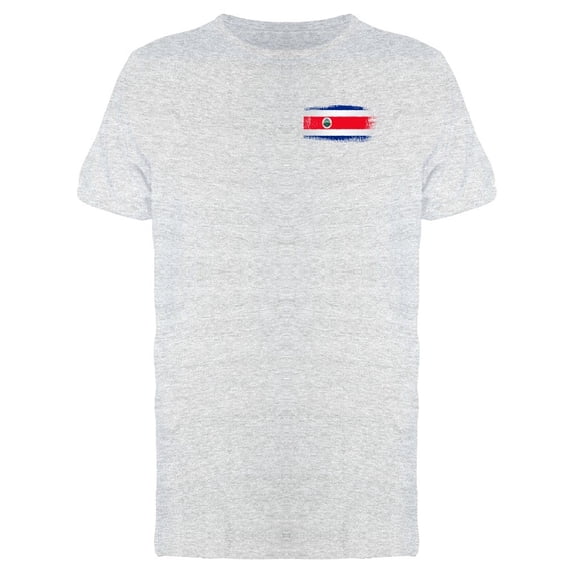 Brushstroke Costa Rica Flag Tee Men's -Image by Shutterstock