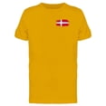 thumbnail image 1 of Brushstroke Denmark Flag Tee Men's -Image by Shutterstock, 1 of 2