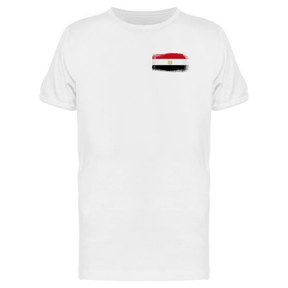 Brushstroke Egypt Flag T-Shirt Men -Image by Shutterstock, Male 3X-Large