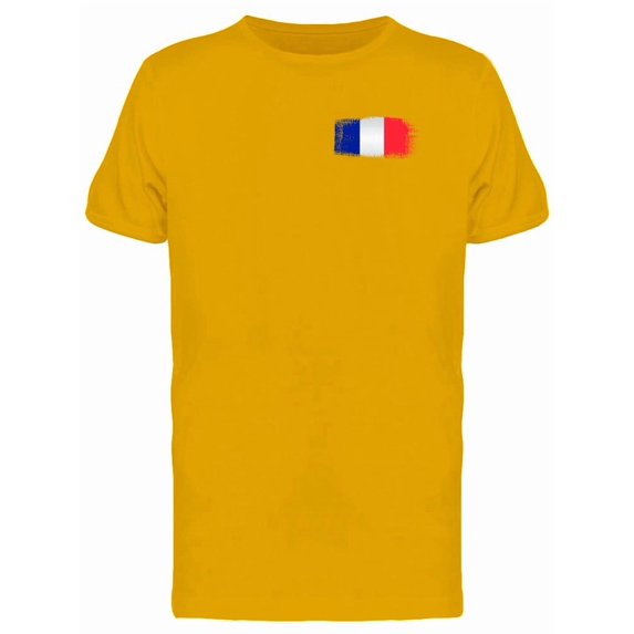 Brushstroke France Flag Tee Men's -Image by Shutterstock