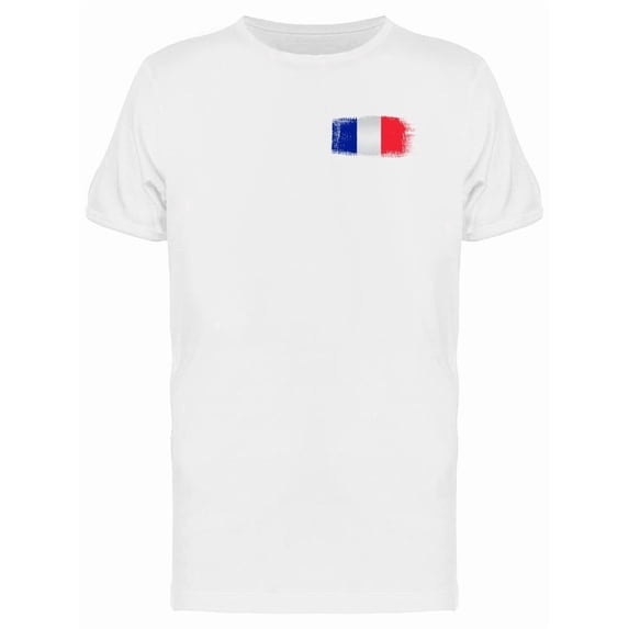 Brushstroke France Flag Tee Men's -Image by Shutterstock