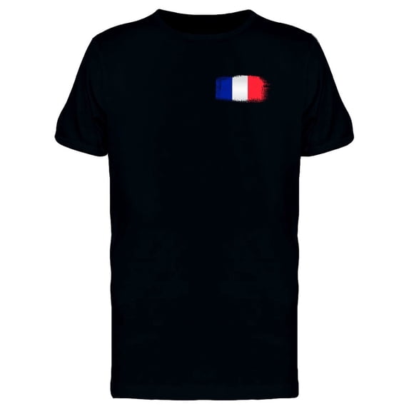 Brushstroke France Flag Tee Men's -Image by Shutterstock
