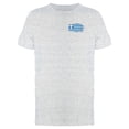 thumbnail image 1 of Brushstroke Greece Flag Tee Men's -Image by Shutterstock, 1 of 2