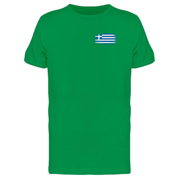 Brushstroke Greece Flag Tee Men's -Image by Shutterstock