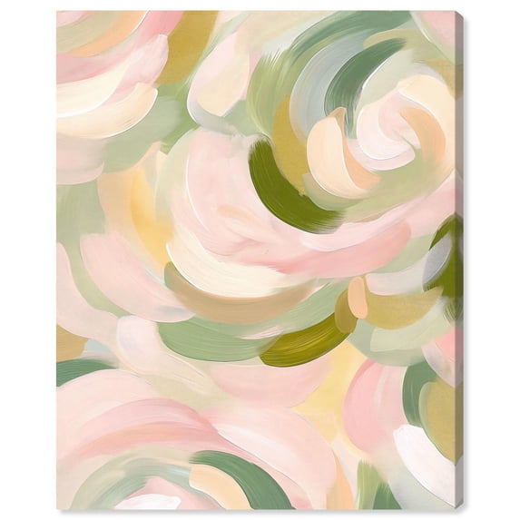 Brushstroke I Canvas Textured Abstract by Art Remedy, Gallery Wrapped, 30 x 36