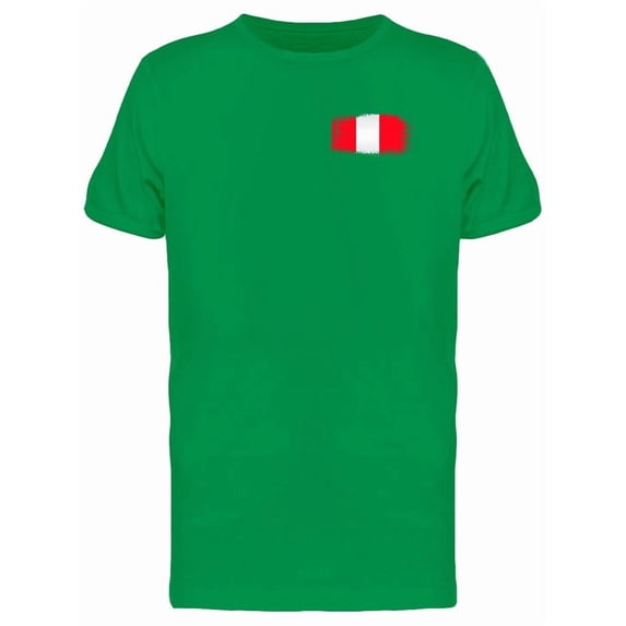 Brushstroke Peru Flag Tee Men's -Image by Shutterstock