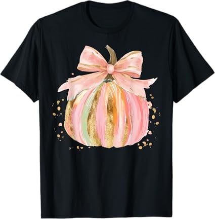 Brushstroke Pum!kin Fall Vibes Coquete Fall Autumn T Shirt - Walmart.com