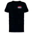 thumbnail image 1 of Brushstroke Serbia Flag Tee Men's -Image by Shutterstock, 1 of 2