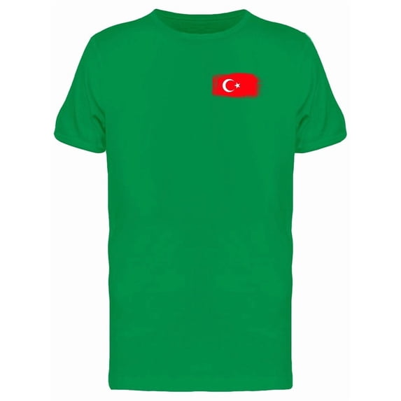 Brushstroke Turkey Flag Tee Men's -Image by Shutterstock