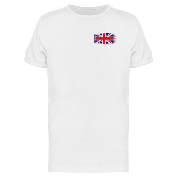 Brushstroke Uk Flag T-Shirt Men -Image by Shutterstock, Male x-Large